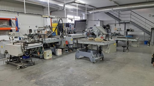 Flexographic printing machine